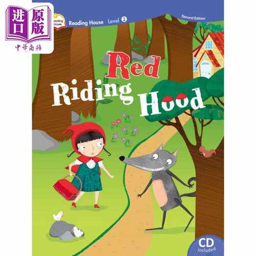 进口原版 *敦煌书局 音乐戏剧读物系列Reading House 2 Red Riding Hood 阅读大本营第二版2 小红帽 互动演讲音乐剧   台湾敦煌书
