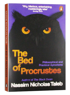 进口原版 The Bed of Procrustes 随机生存的智慧 黑天鹅语录 英文原版 成功励志书籍 人生格言警句 黑天鹅作者塔勒布 全英文版
