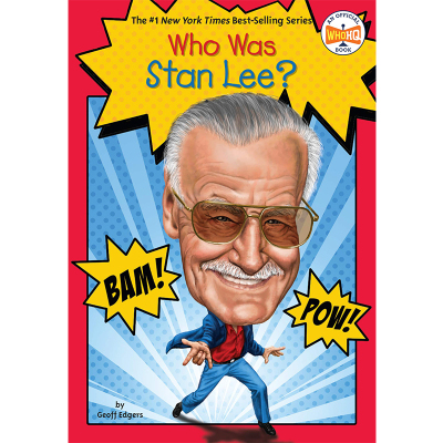 进口原版 *漫威之父传记 谁是斯坦·李？英文原版Who Was Stan Lee？世界名人传记畅销儿童传记 青少年中小学生读物   Grosset & D