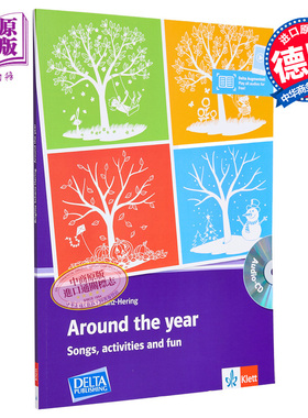 进口原版 *Around the year Book with photocopiable activites 一年活动书 含可复印的活动材料 英文原版进口教材   Delta Publi