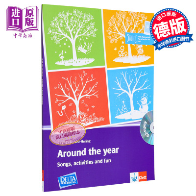 进口原版 *Around the year Book with photocopiable activites 一年活动书 含可复印的活动材料 英文原版进口教材   Delta Publi