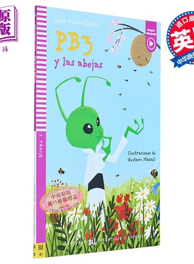 进口原版 *PB3 y las abejas PB3和小蜜蜂 含音频 西班牙语儿童童话读物 西班牙语原版故事图画书 A1初级 200字   ELI Publishing