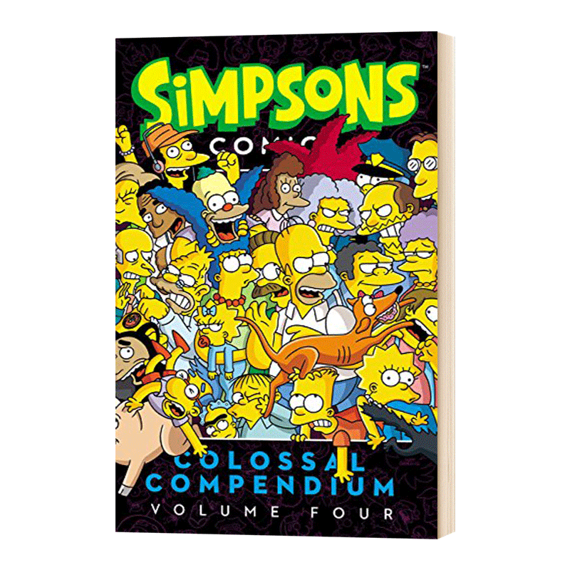 进口原版 辛普森漫画大全4 Simpsons Comics Colossal Compendium Volume 4 英文原版 英文版 进口原版英语漫画书籍 Matt Groen