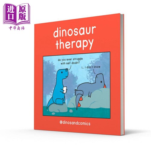 进口原版 *恐龙疗法 绘本漫画 励志 英文原版 Dinosaur Therapy James Stewart   Harper Collins UK