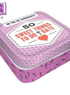进口原版 *互动游戏：50个约会的趣事 英文原版 On-the-Go Amusements: 50 Sweet Things to Do on a Date   Chronicle Books