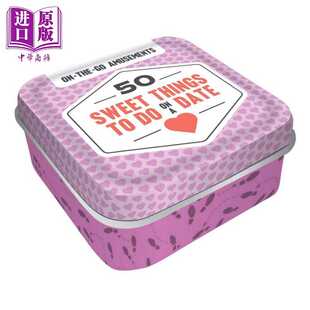 进口原版 *互动游戏：50个约会的趣事 英文原版 On-the-Go Amusements: 50 Sweet Things to Do on a Date   Chronicle Books