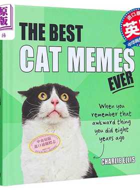 进口原版 *头号猫咪表情包 猫咪口述表情包 The Best Cat Memes Ever 英文原版 Charlie Ellis 国际流行小说 绘本小   Summersdale