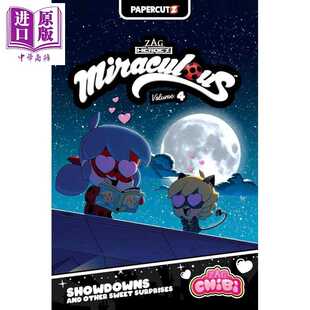 Harris 瓢虫少女Q版 第4卷 Chibi Vol 对决与其他甜蜜惊喜 进口原版 Papercutz 英文原版 Carrie Miraculous