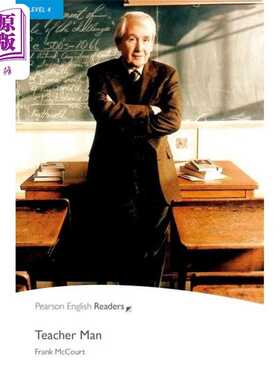 进口原版 *Pearson English readers教书匠Teacher Man培生英语分级读物4级 初中-高中 蓝思值600L中心词1700 英文   Pearson EdＵ