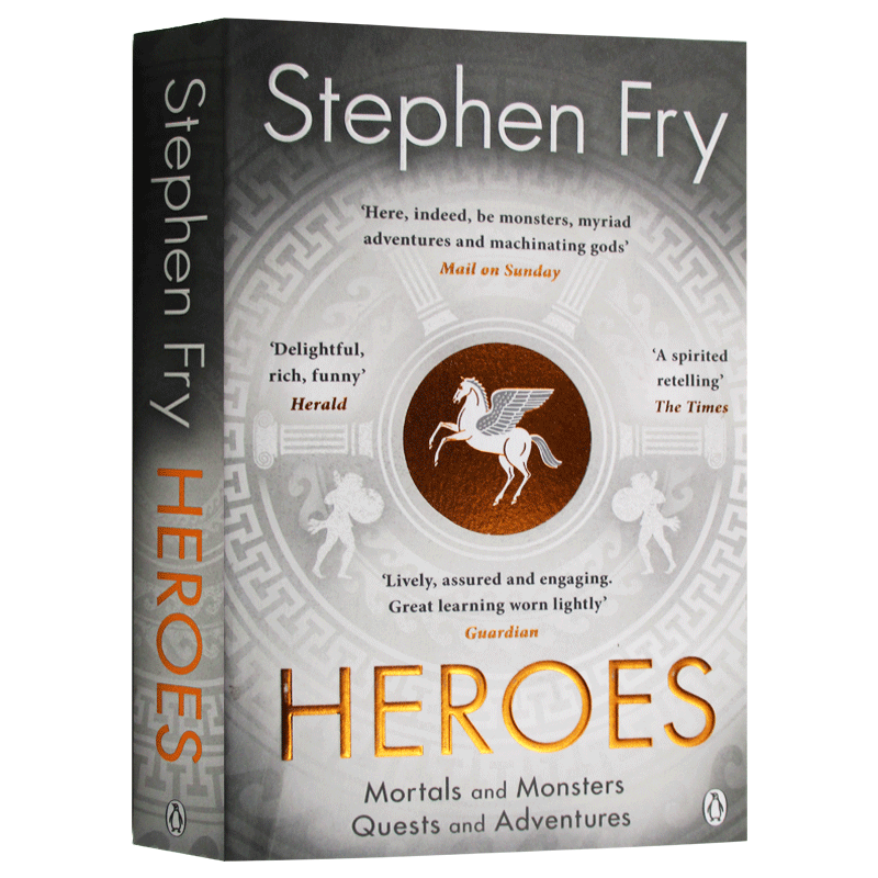 进口原版 Heroes 英雄 英文原版 斯蒂芬弗雷新作 凡人与怪物 任务与冒险 英文版原版书籍 Stephen Fry 正版进口英语书籍