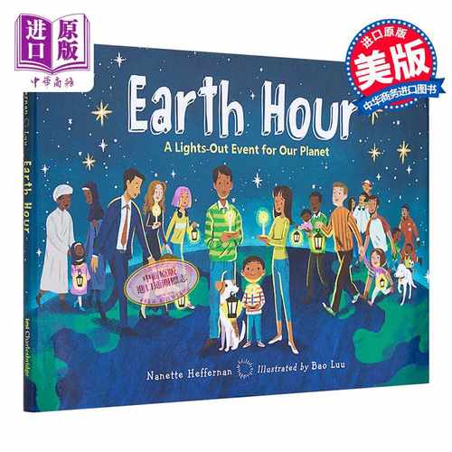 进口原版 *Bao Luu Earth Hour A Lights Out Event for Our Planet 地球一小时为我们的星球熄灯 英文原版儿童精品   Tundra Book
