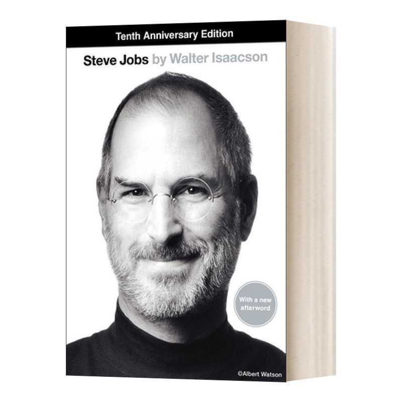 进口原版 Steve Jobs 史蒂夫·乔布斯传 美国版 10周年版 英文版 进口英语原版书籍 英文原版 Isaacson, Walter   Simon