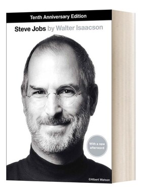 进口原版 Steve Jobs 史蒂夫·乔布斯传 美国版 10周年版 英文版 进口英语原版书籍 英文原版 Isaacson, Walter   Simon