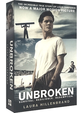 进口原版 坚不可摧 英文原版小说 Unbroken Film Tie-in Laura Hillenbrand 英文版电影小说 奔腾年代作者劳拉希伦布兰德 进口