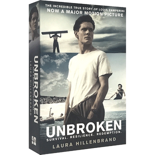 进口原版 坚不可摧 英文原版小说 Unbroken Film Tie-in Laura Hillenbrand 英文版电影小说 奔腾年代作者劳拉希伦布兰德 进口