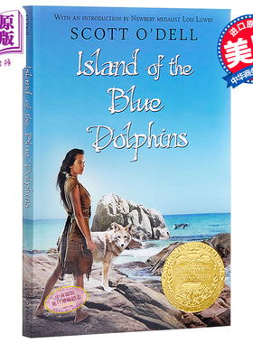 进口原版 *[英文原版]Island of the Blue Dolphins蓝色海豚岛Scott O'Dell   HMH Books for Young Readers