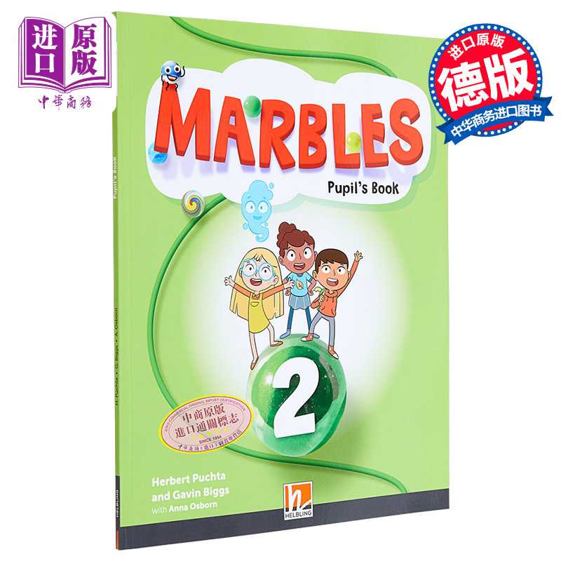 进口原版 *黑布林少儿英语课程 2级别 学生用书含在线资源 A1/A1  剑桥YLE考试适用Marbles Pupils Book 2  app  e-   HELBLING Pu