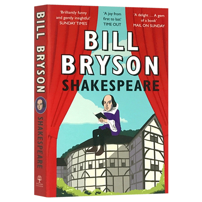 进口原版 莎士比亚舞台人生 英文原版 Shakespeare The World as a Stage 人物传记类 万物简史作者比尔布莱森 名人自传 全英文