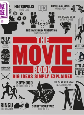 进口原版 *The Movie Book 进口艺术 电影书 DK  Dorling DK Publishing
