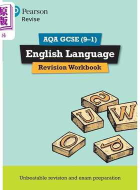 进口原版 *Pearson Revise 培生AQA GCSE英语语言复习练习册 AQA GCSE English Language Revision Workbook 2025 2   Pearson