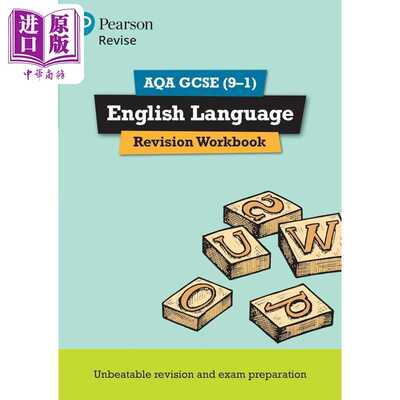 进口原版 *Pearson Revise 培生AQA GCSE英语语言复习练习册 AQA GCSE English Language Revision Workbook 2025 2   Pearson