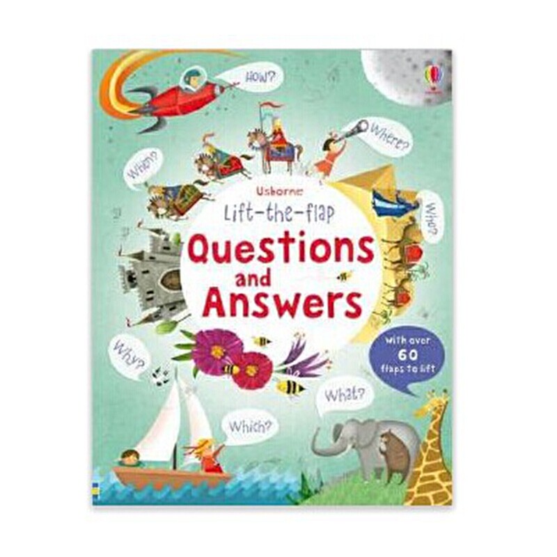 进口原版 【英文原版】Lift the Flap Questions & Answers 精装   Usborne Publishing Ltd