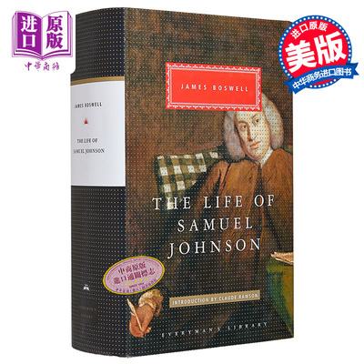 进口原版 *约翰生传 Everymans Library Classics The Life of Samuel Johnson 英文原版 James Boswell 詹姆斯 鲍   Everyman’s