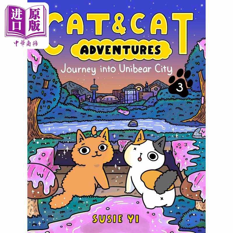 进口原版 *桥梁漫画 猫猫历险记3独熊城之旅Cat  Yi/Susie Harper Collins US