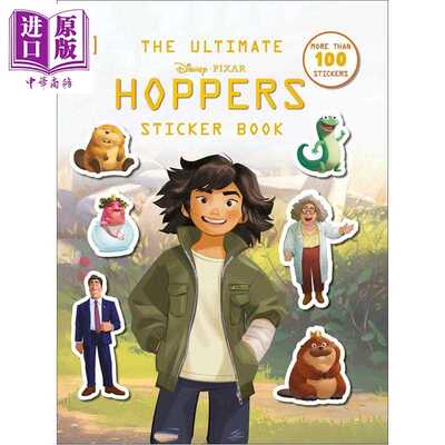 进口原版 *迪士尼 皮克斯 河狸变身计划终极贴纸书 Disney Pixar Hoppers Ultimate Sticker Book 英文原版 DK   DK USA