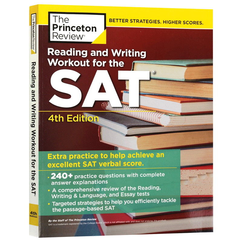 进口原版 SAT读写训练 第4版 Reading and Writing Workout for the SAT 英文原版英语教材 Princeton Review 新版 进口英语书