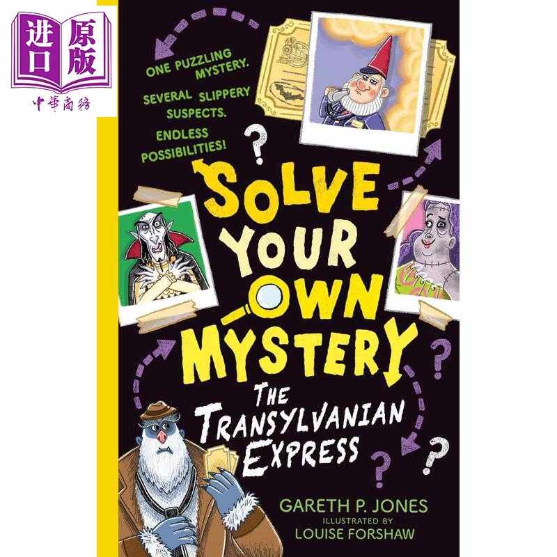 进口原版 *解谜 特兰西瓦尼亚快车 英文原版 Solve Your Own Mystery The Transylvanian Express Gareth P Jones   Little tiger