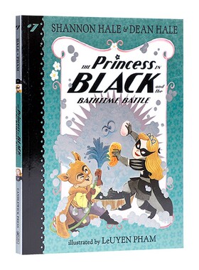 进口原版 The Princess in Black and the Bathtime Battle 黑衣公主系列 洗澡时间之战 7 英文版 进口英语原版书籍 英文原版
