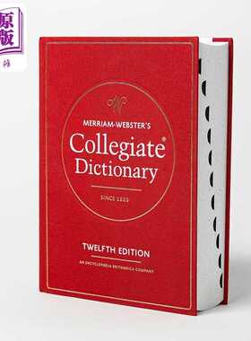 进口原版 *2025新版 韦氏大学词典 第12版 Merriam Webster s Collegiate Dictionary 12th Edition 英文原版英语参   Merriam-Web