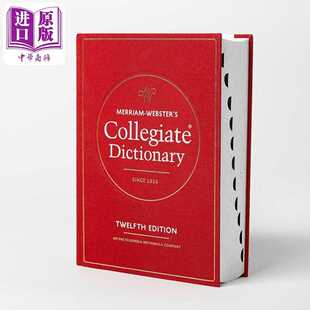 进口原版 *2025新版 韦氏大学词典 第12版 Merriam Webster s Collegiate Dictionary 12th Edition 英文原版英语参   Merriam-Web