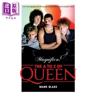 进口原版 *壮丽 皇后乐队的 A 到 Z 英文原版 The A to Z of Queen Mark Blake Bonnier Publishing