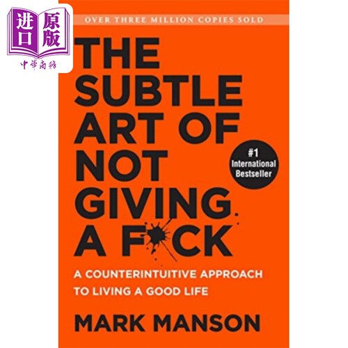 进口原版 *马克 曼森 重塑幸福 The Subtle Art of Not Giving a F ck 英文原版 Mark Manson   Harper Collins US