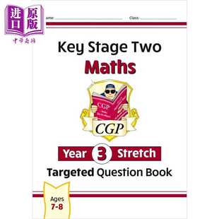 进口原版 *英国CGP KS2 Maths Targeted Question Book: Challenging Maths - Year 3 Stretch   CGP
