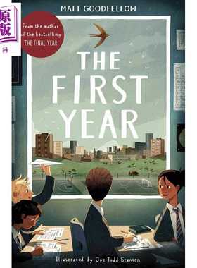 进口原版 *新的一年 青少年成长诗体 插画故事 The First Year 英文原版 Matt Goodfellow 成长诗歌小说 黑白插画   Otter Barry