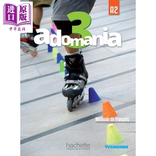 学生用书 法文原版 青少儿法语教材 Celin 进口原版 法文教材 音频 Adomania Livre Niveau Hachette eleve