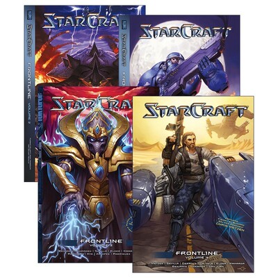 进口原版 StarCraft Frontline Blizzard Legends Blizzard Manga 星际争霸 前线 4册 英文版 进口英语原版书籍 英文原版小说