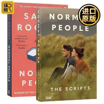 进口原版 英文原版 Normal People 正常人 小说+影视剧本 2册 萨莉鲁尼 普通人 英文版 进口英语原版书籍   Faber
