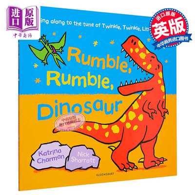 进口原版 *Nick Sharratt Rumble, Rumble, Dinosaur 恐龙时期 英文原版 进口图书 儿童绘本 亲子读物 名家作品   Bloomsbury UK