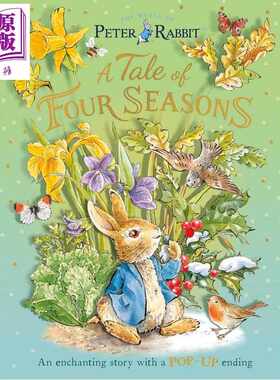 进口原版 *立体书 彼得兔四季的故事 Peter Rabbit A Tale of Four Seasons 英文原版 儿童立体绘本 图画故事书 进   Puffin UK