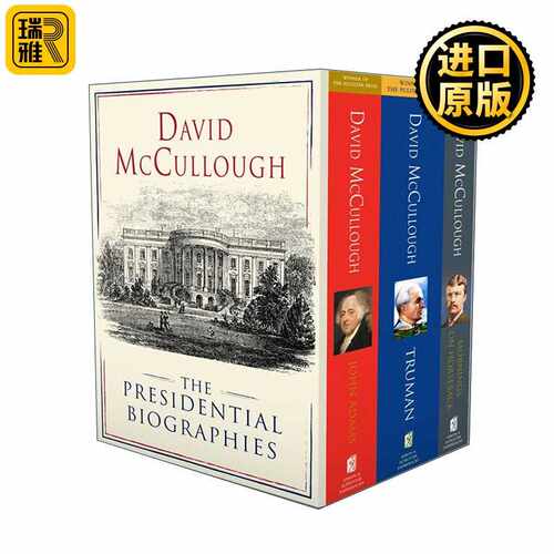 进口原版 大卫麦卡洛美国总统传记3本装 英文原版 David McCullough The Presidential Biographies 杜鲁门+约翰亚当斯 进口英