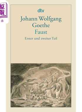 进口原版 *【德文版】德国文学 浮士德1和2 Sybille Demmer注释评论 德文原版 Faust Johann Wolfgang von Goethe   dtv