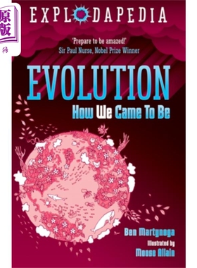 进口原版 *爆炸百科系列 进化 Explodapedia Evolution 英文原版 Ben Martynoga 科学百科 科普与科学通识   David Fickling