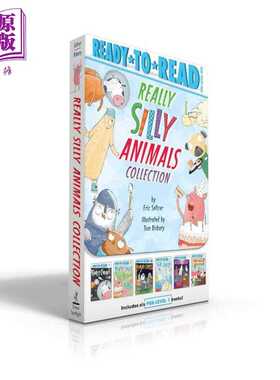 进口原版 *Really Silly Animals Collection Boxed Set 齐齐学会读预备级 丑萌的动物故事套装 英文原版儿童绘本故   Simon Spotl