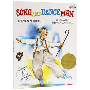 进口原版 正版 Song and Dance Man 歌舞爷爷 英文原版启蒙绘本 1989年凯迪克金奖 英文版 蜻蜓系列 唱歌与跳舞的先生 进口英语