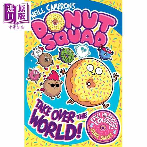进口原版 *甜甜圈小队 统治世界 Donut Squad Take Over the World 英文原版 儿童漫画绘本 幽默故事书 进口童书 7   David Fickli