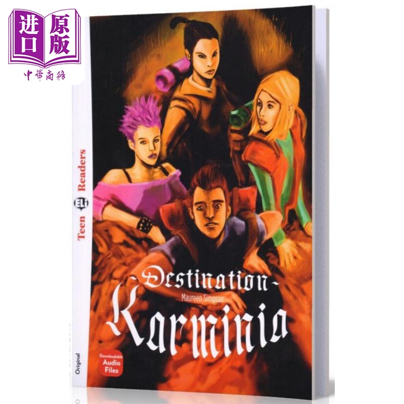 進(jìn)口原版 *DESTINATION KARMINIA 目的地卡米尼亞 配音頻練習(xí)和練習(xí)答案 B1-級別 含音頻 英文原版 英語分級閱讀讀   ELI Publishi